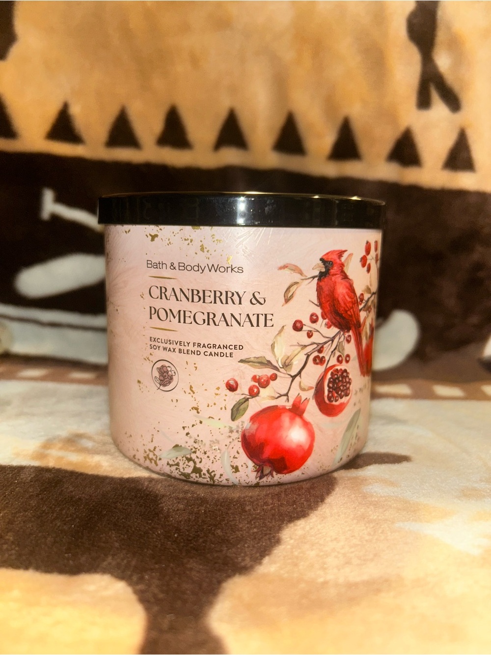 Bath and Body Works Cranberry Pomegranate 3 wick candle